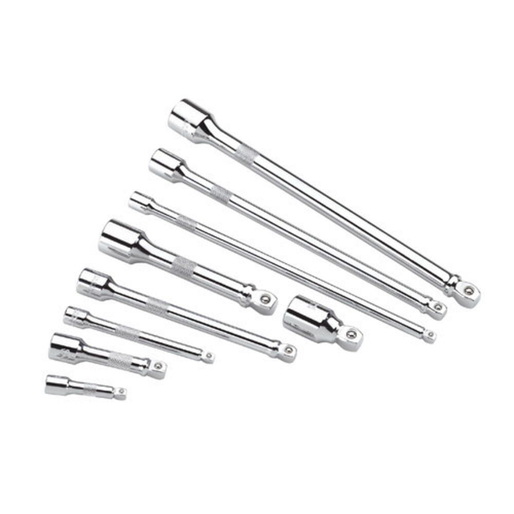 Clarke Clarke PRO171 1/4" 3/8" & 1/2" Drive 9 piece Wobble Extension Bar Set - Image 1