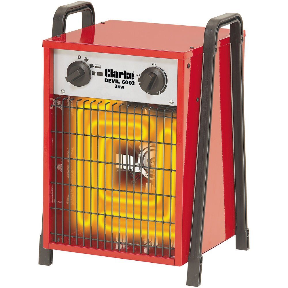 Clarke Clarke Devil 6003 3kW Industrial Electric Fan Heater (230V) - Image 1