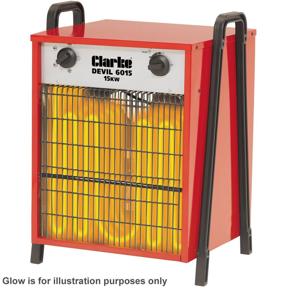 Clarke Clarke Devil 6015 15kW Industrial Electric Fan Heater (400V) - Image 1