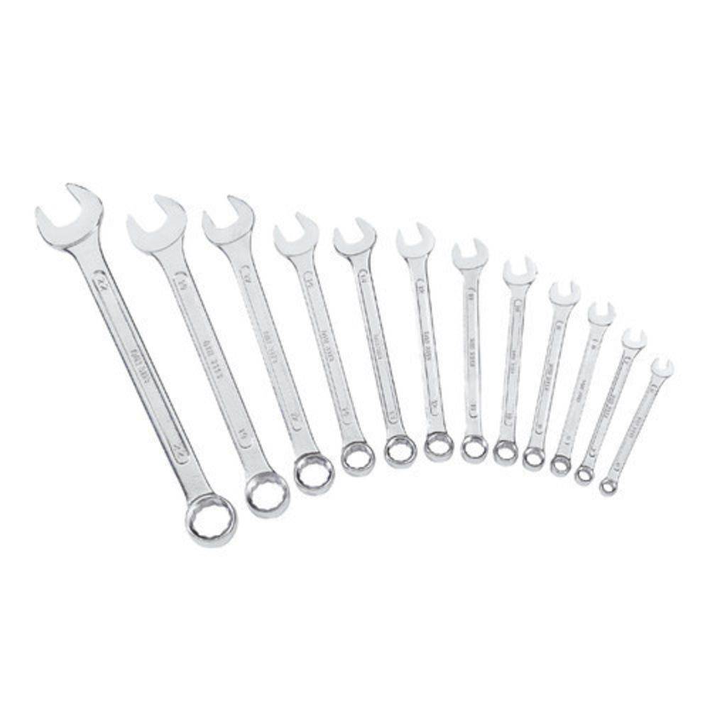 Clarke Clarke CHT636 12 piece 6 - 22mm Combination Spanner Set - Image 1