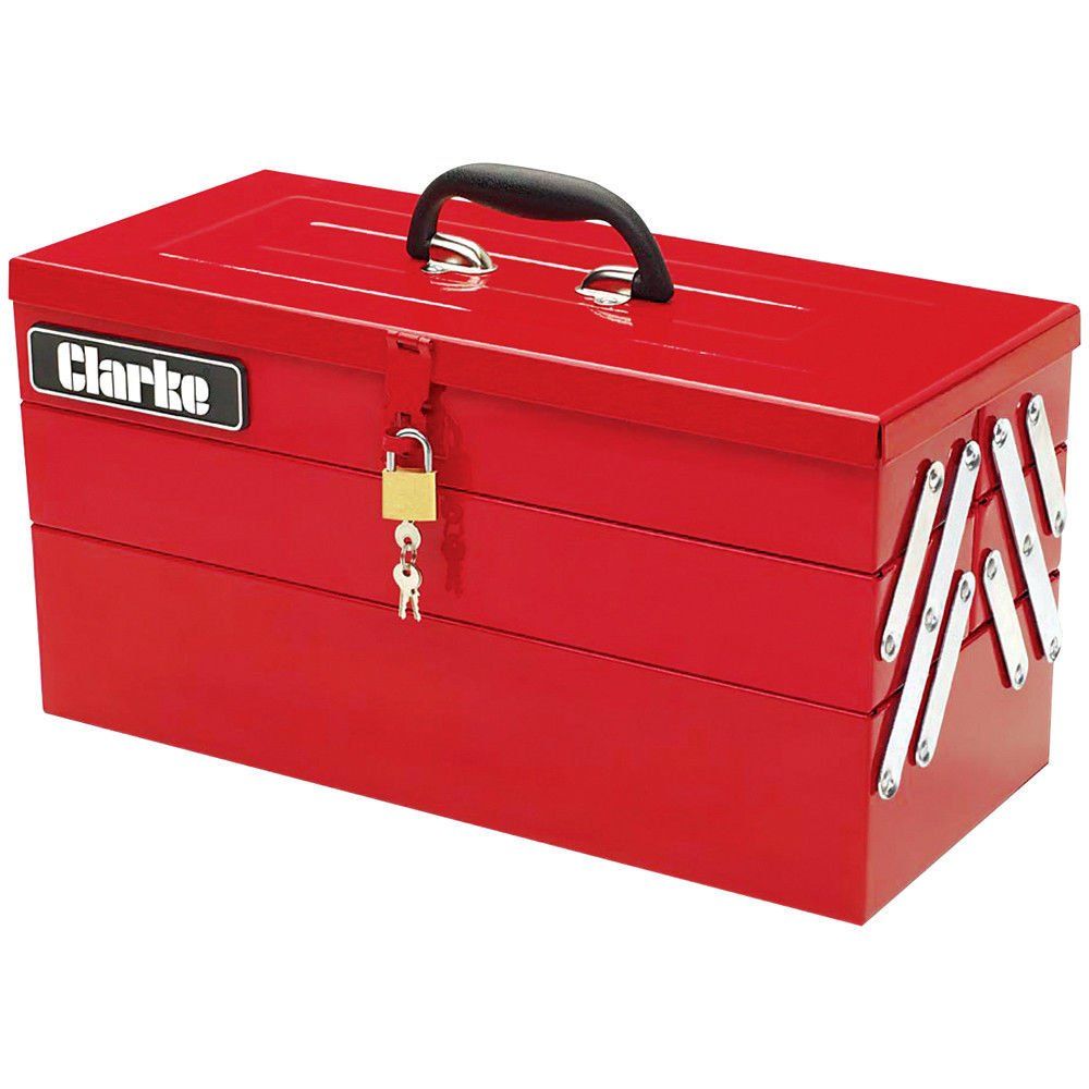 Clarke Clarke CHT641 199 piece DIY Tool Kit with Cantilever Tool Box - Image 1