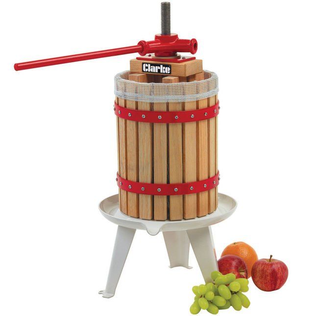 Clarke 3500320 Fp6B Heavy Duty 6 Litre Traditional Fruit Press - Image 1