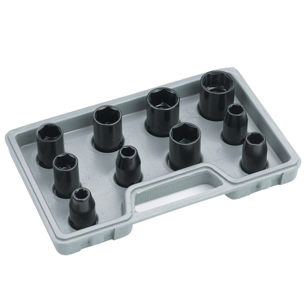 Clarke Clarke CIS12/10 1/2" drive Metric Impact Socket Set - Image 1