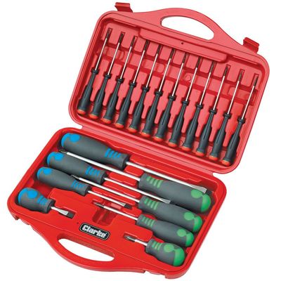 Clarke Clarke CHT647 20 Piece Screwdriver Set