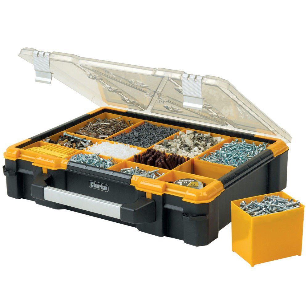 Clarke Clarke CHT643 12 Bin Organiser - Image 1