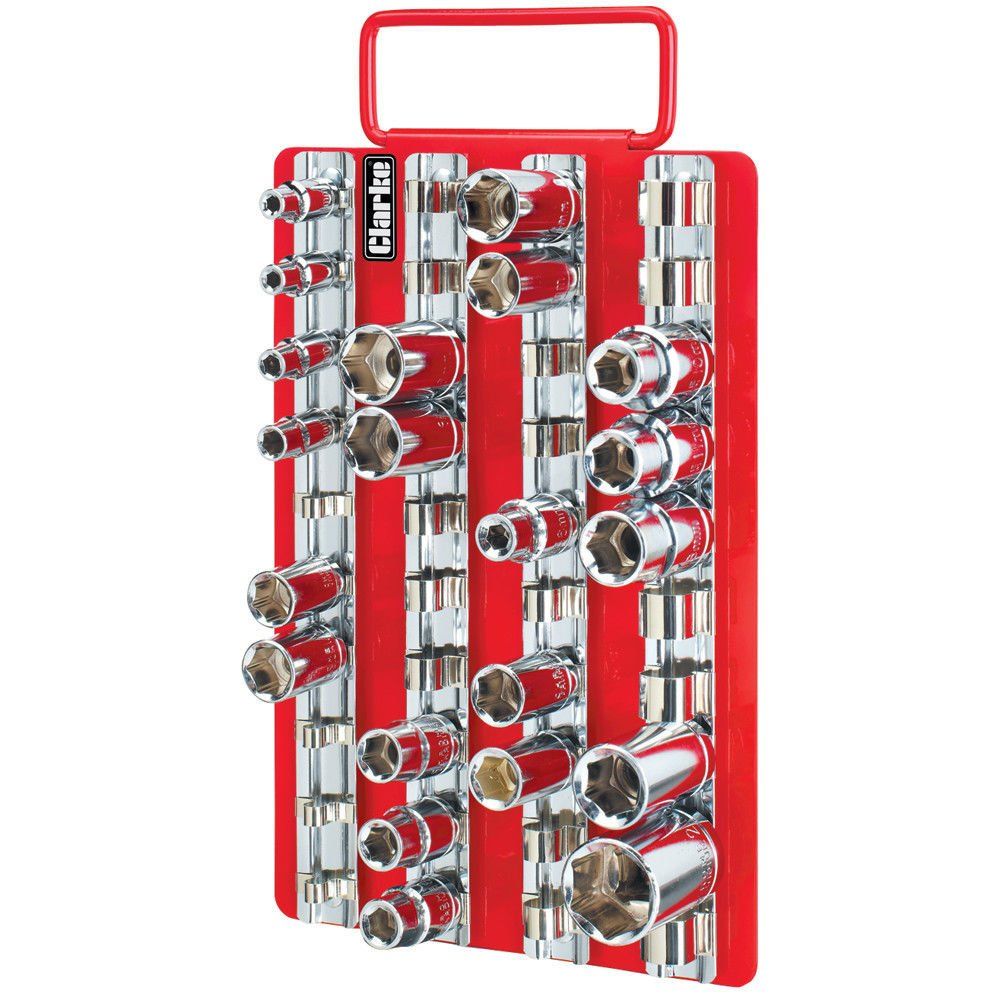 Clarke Clarke CHT644 40 Piece Socket Rail Tray - Image 1