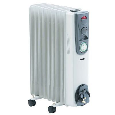 Clarke 6934005 Ofr 9/200 2Kw Oil Filled Radiator With Timer