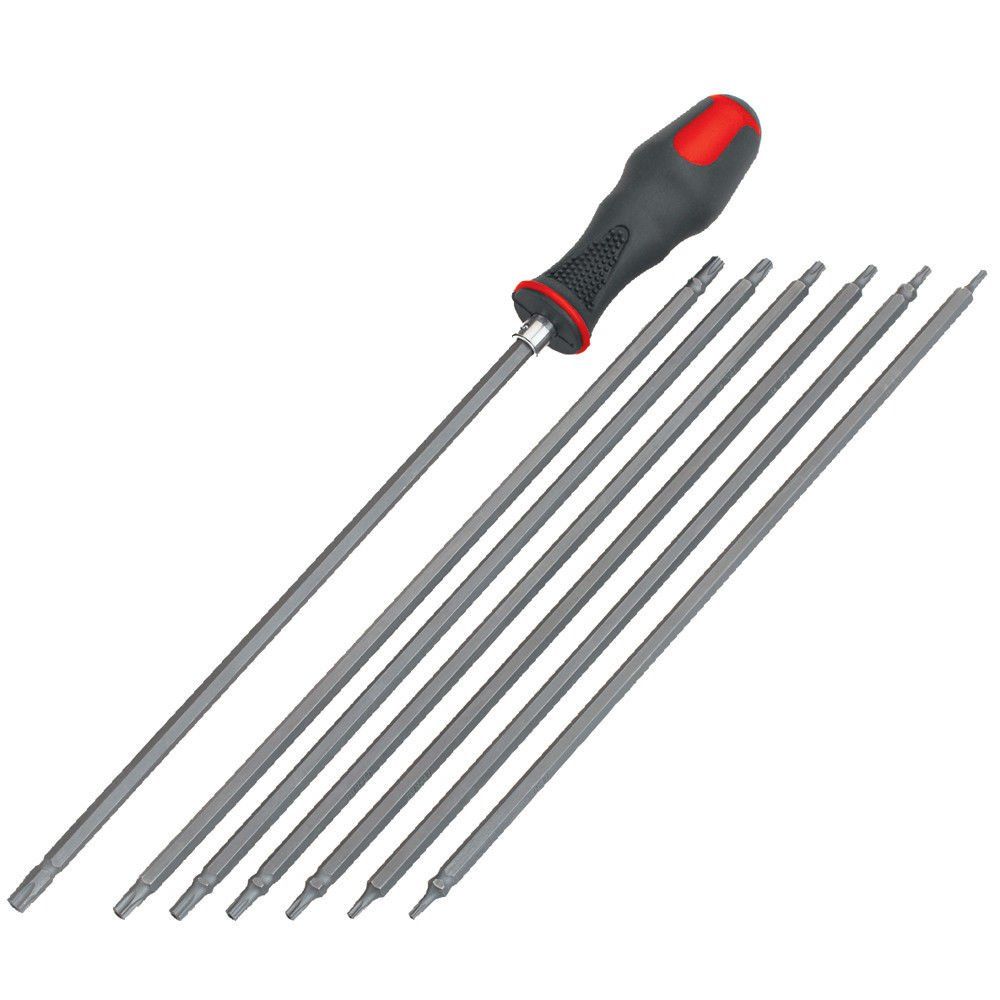 Clarke Clarke CHT659 8 piece Long Screwdriver Set (TS & Star) - Image 1