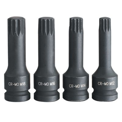 Clarke Clarke PRO216 4 Piece Impact Spline Set