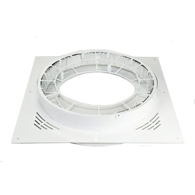 Clarke 6" White Steel Ventilated Fire Stop & Collar