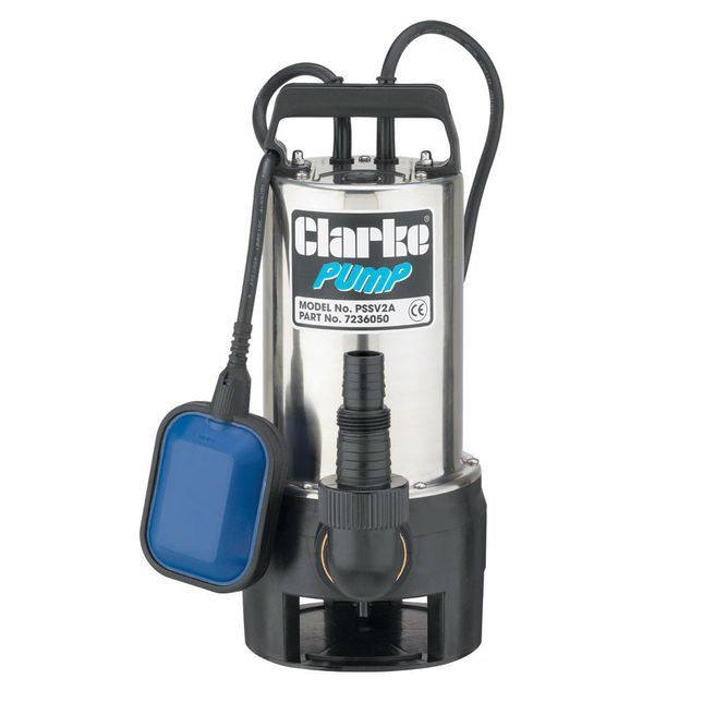 Clarke 7236050 Pssv2A 1 Stainless Steel Dirty Water Submersible Pump - Image 1