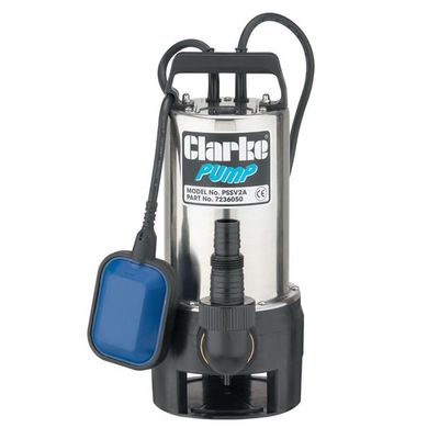 Clarke 7236050 Pssv2A 1 Stainless Steel Dirty Water Submersible Pump