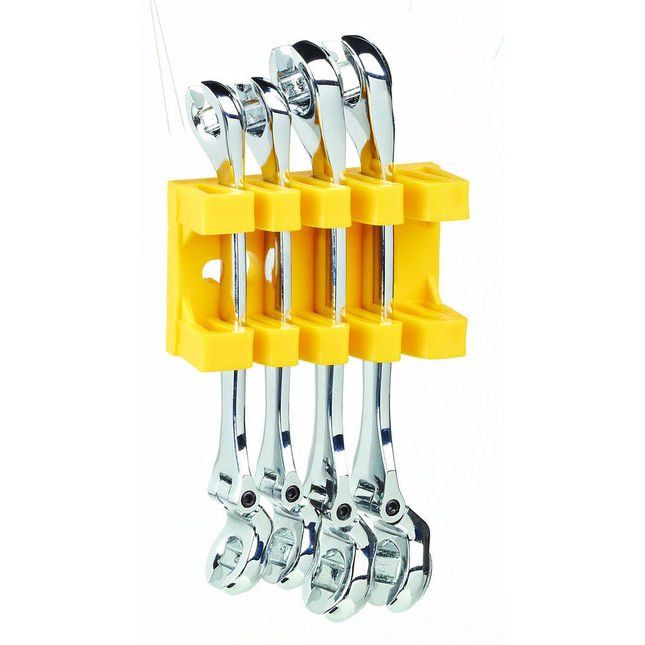 Clarke 1700639 Pro239 4 Piece Flexi Nut Combi Wrench Set - Image 1
