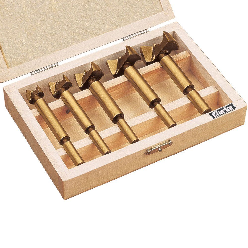 Clarke Clarke CHT365 5 piece Metric Forstner Bit Set - Image 1