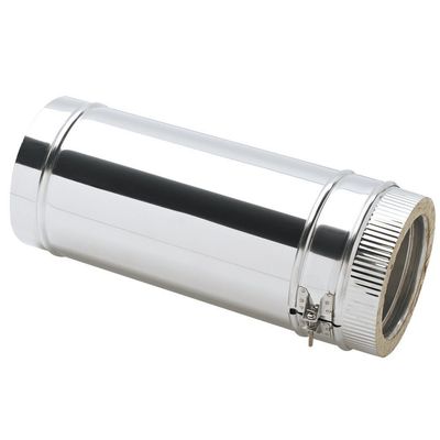 Clarke 6" Stainless Steel Twin Wall Flue 500mm
