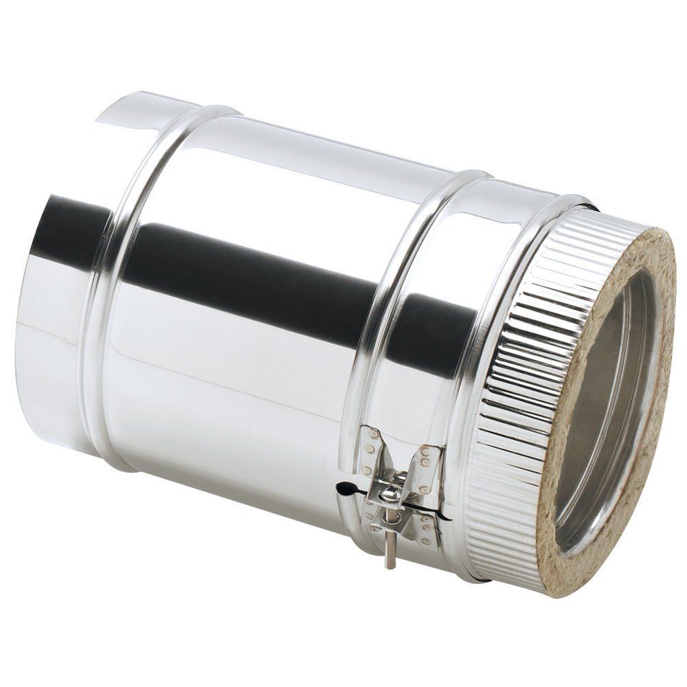Clarke 6" Stainless Steel Twin Wall Flue 300mm - Image 1