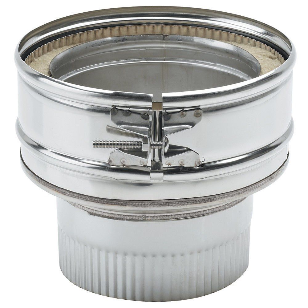 Clarke 5" to 6" Appliance Connector Vitreous to Stainless - Image 1