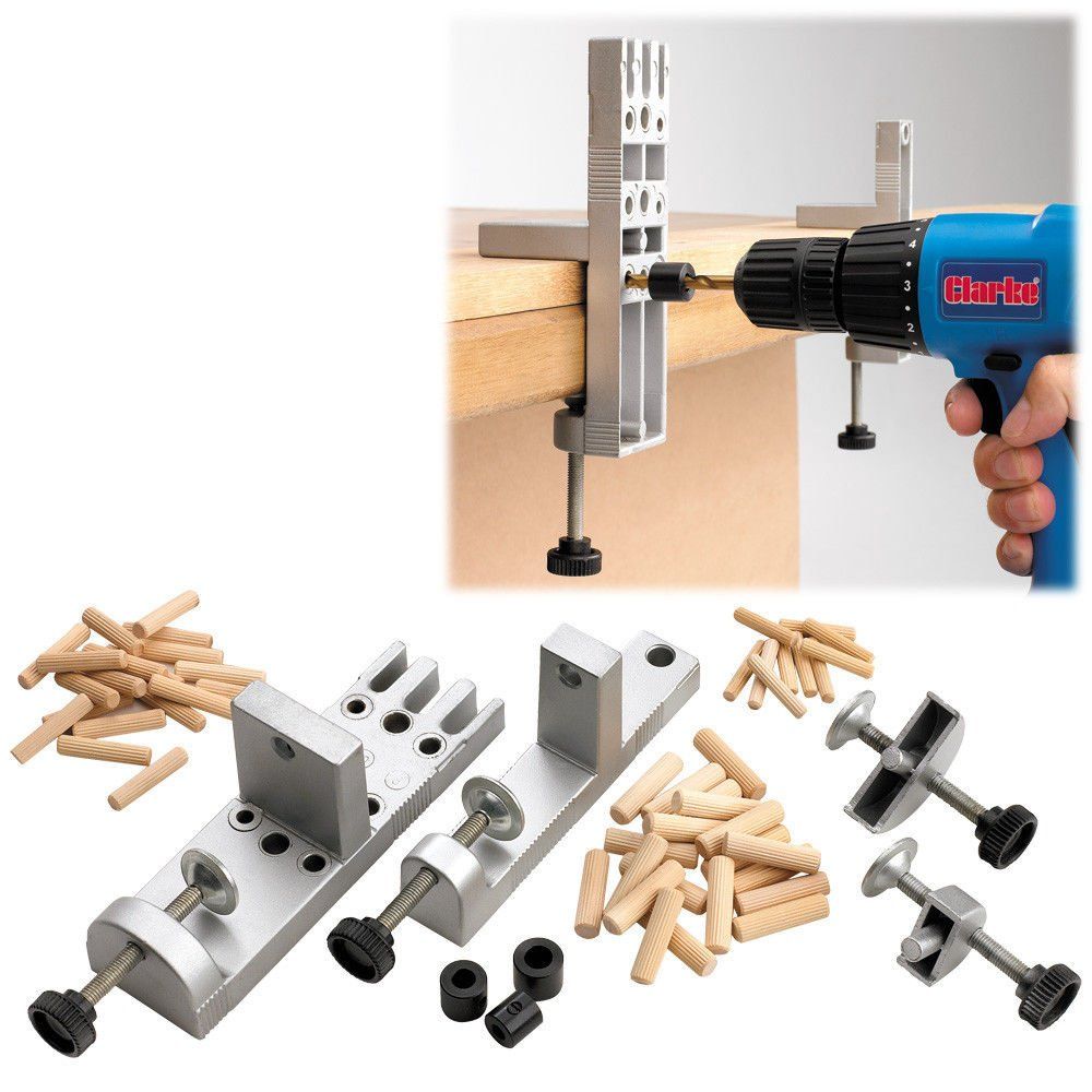 Clarke Clarke CDJ2 Universal Dowelling Jig Set - Image 1