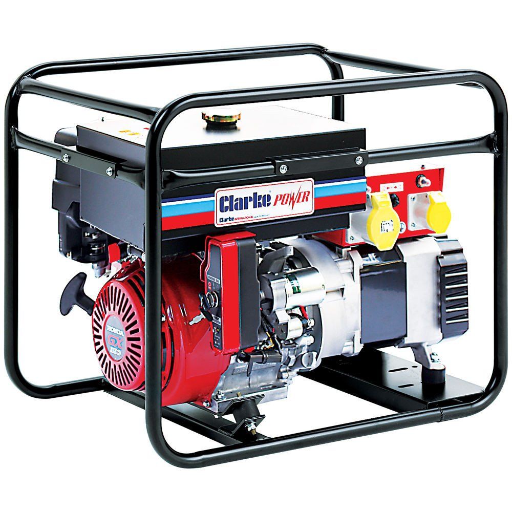 Clarke Clarke CP6550NESLR 6.5kVA Long Run, Electric Start Petrol Generator with Honda Engine - Image 1