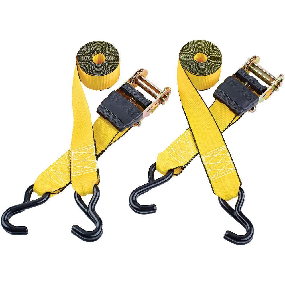 Clarke Clarke CHT756 3m Heavy Duty Ratcheting Tie Down (Twin Pack) - Image 1
