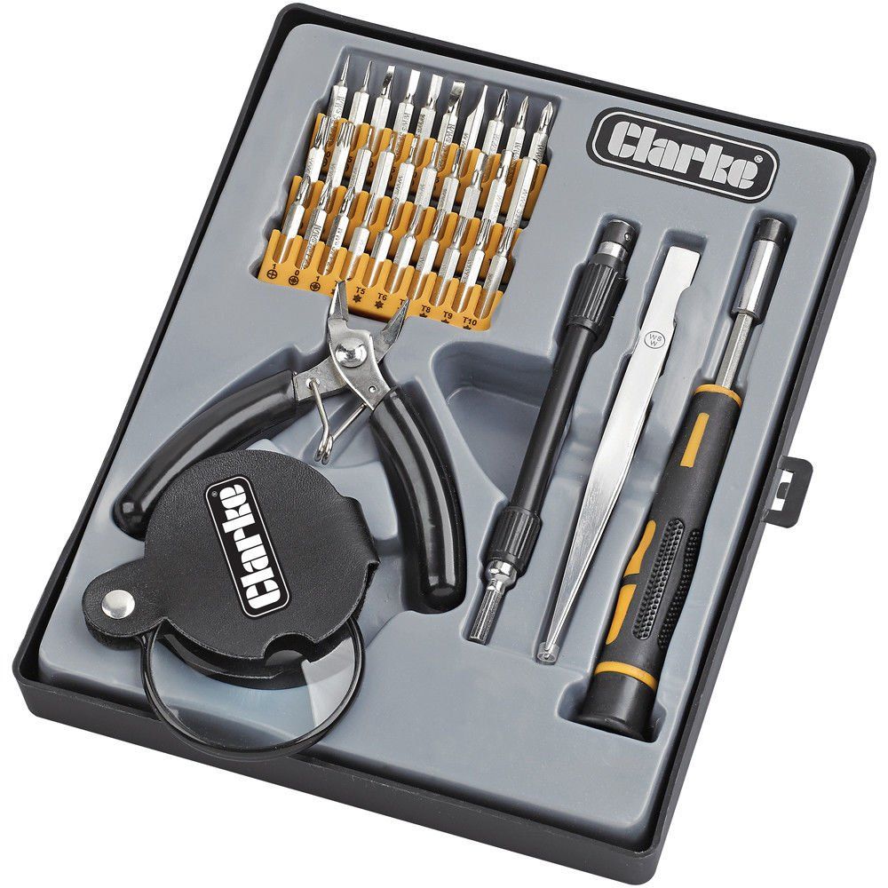 Clarke Clarke CHT742 36 Piece Precision Tool Set - Image 1
