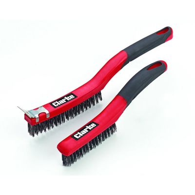 Clarke Clarke CHT766 2 Piece Wire Brush Set