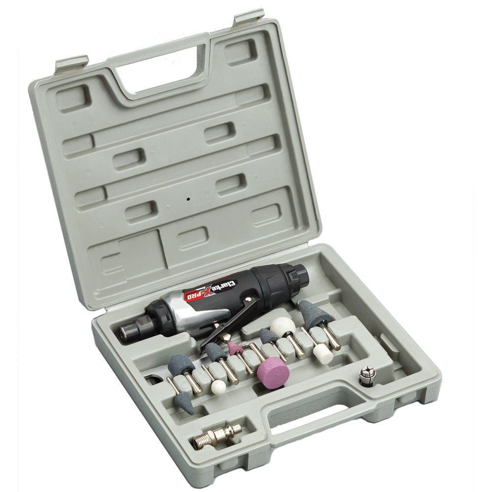Clarke Clarke X-Pro CAT129 Professional 15 piece ¼" Air Die Grinder Kit - Image 1