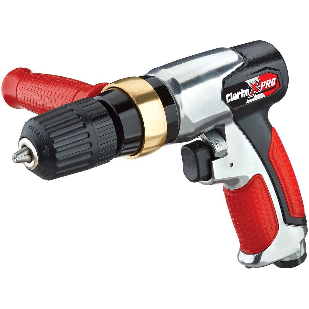 Clarke Clarke X-Pro CAT137 Professional 3/8" Keyless Reversible Air Drill - Image 1
