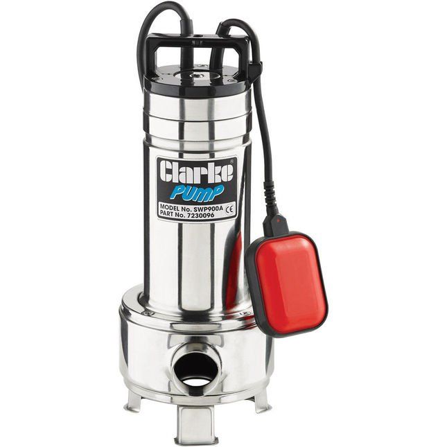 Clarke 7230096 Swp900A Heavy Duty Submersible Sewage Pump - Image 1