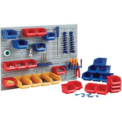 Clarke Clarke CWR28B Wall Mounted Storage Bin Rack