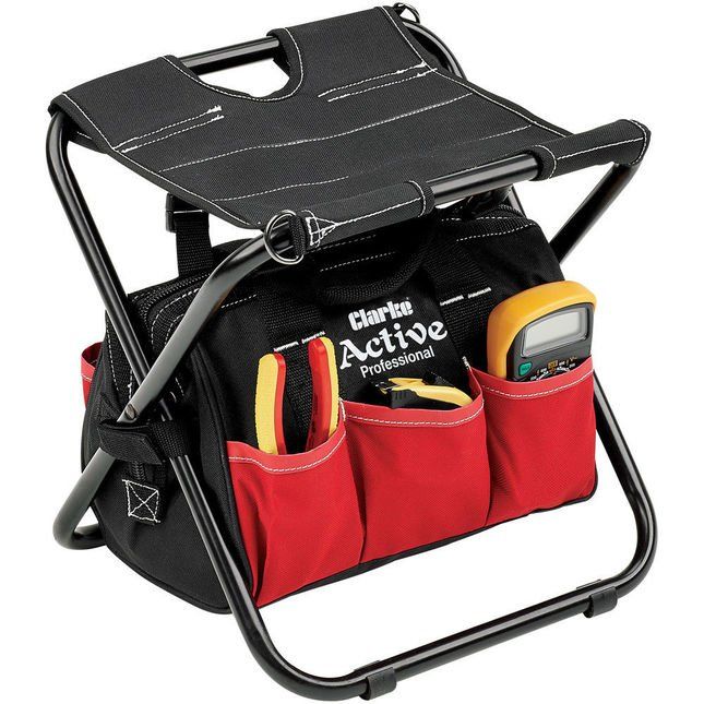 Clarke 1801783 Cht783 Tool Bag With Seat - Image 1