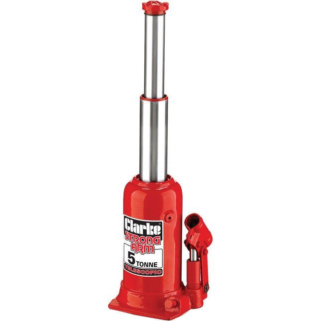 Clarke 7621037 Ctbj5 5 Tonne Telescopic Bottle Jack - Image 1