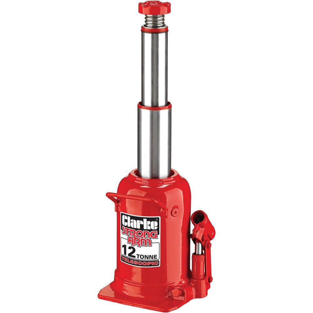 Clarke Clarke CTBJ12 12 Tonne Telescopic Bottle Jack - Image 1