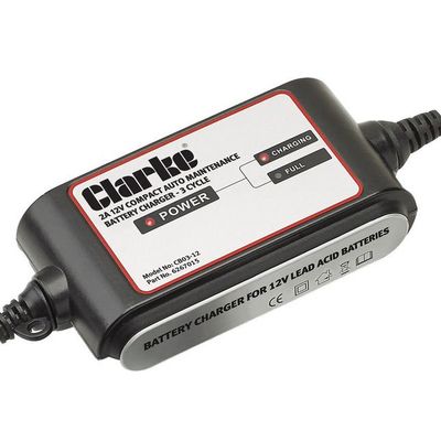 Clarke 6267015 Cb03-12 2A Auto Battery Charger/Maintainer - 3 Stage