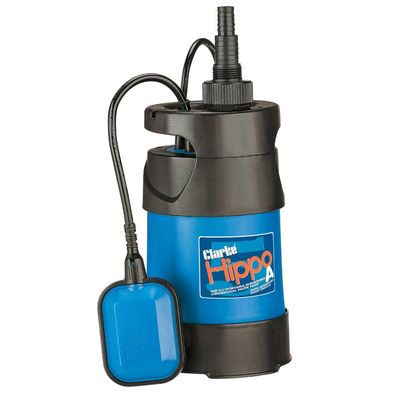 Clarke Clarke HIPPO 5A 1¼" 750W 208Lpm 8.5m Head Submersible Pump With Float Switch