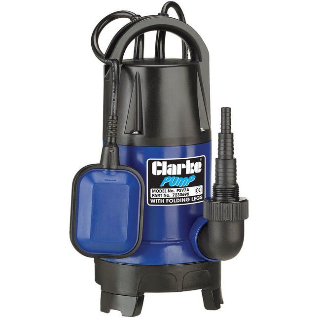 Clarke 7230696 Psv7A 750W Submersible Pump With Folding Base - Image 1