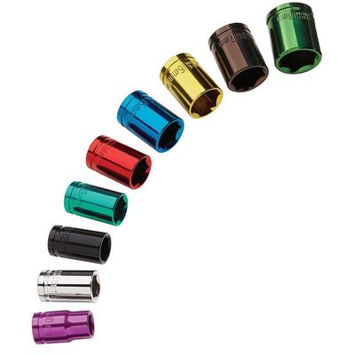Clarke 1700746 Pro340 9 Piece 3/8 Colour Coded Socket Set - Thumbnail 2