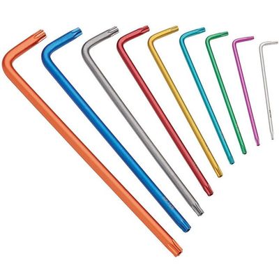 Clarke 1700751 Pro345 9 Piece Colour Coded Extra-Long Star Key Set - Thumbnail 2