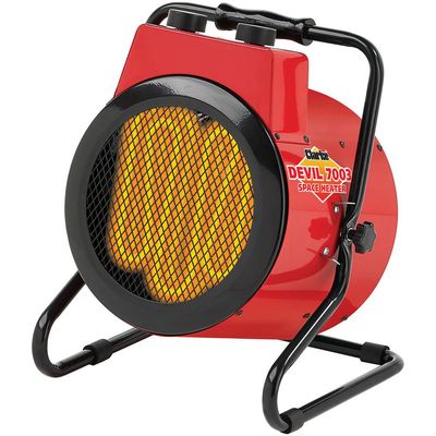 Clarke 6935450 Devil 7003 Industrial 3Kw Electric Fan Heater (230V)