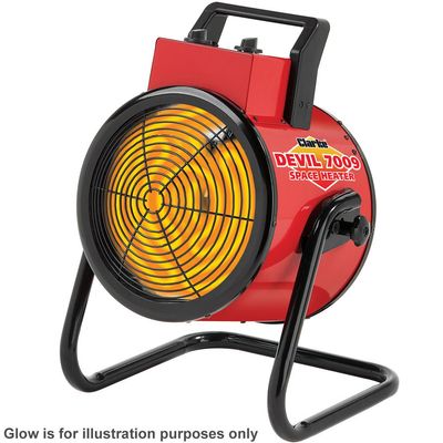 Clarke Clarke Devil 7009 9kW Industrial Electric Fan Heater (400V)