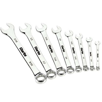 Clarke Clarke CHT817 8 piece Whitworth Combination Spanner Set