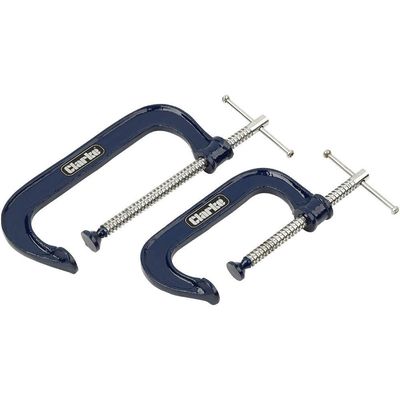 Clarke Clarke CHT840 2 Piece 4" And 6" G-clamp Set