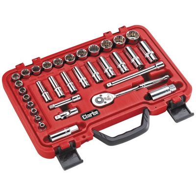 Clarke 1700788 Pro382 33 Piece 3/8” Multi Fit Socket Set - Thumbnail 2