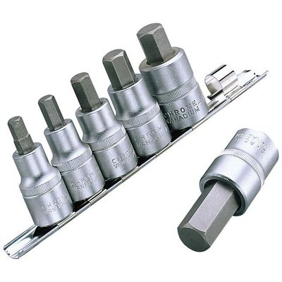 Clarke 1700780 Pro374 Professional 6 Piece 3/8 Drive Hex Socket Set - Thumbnail 2