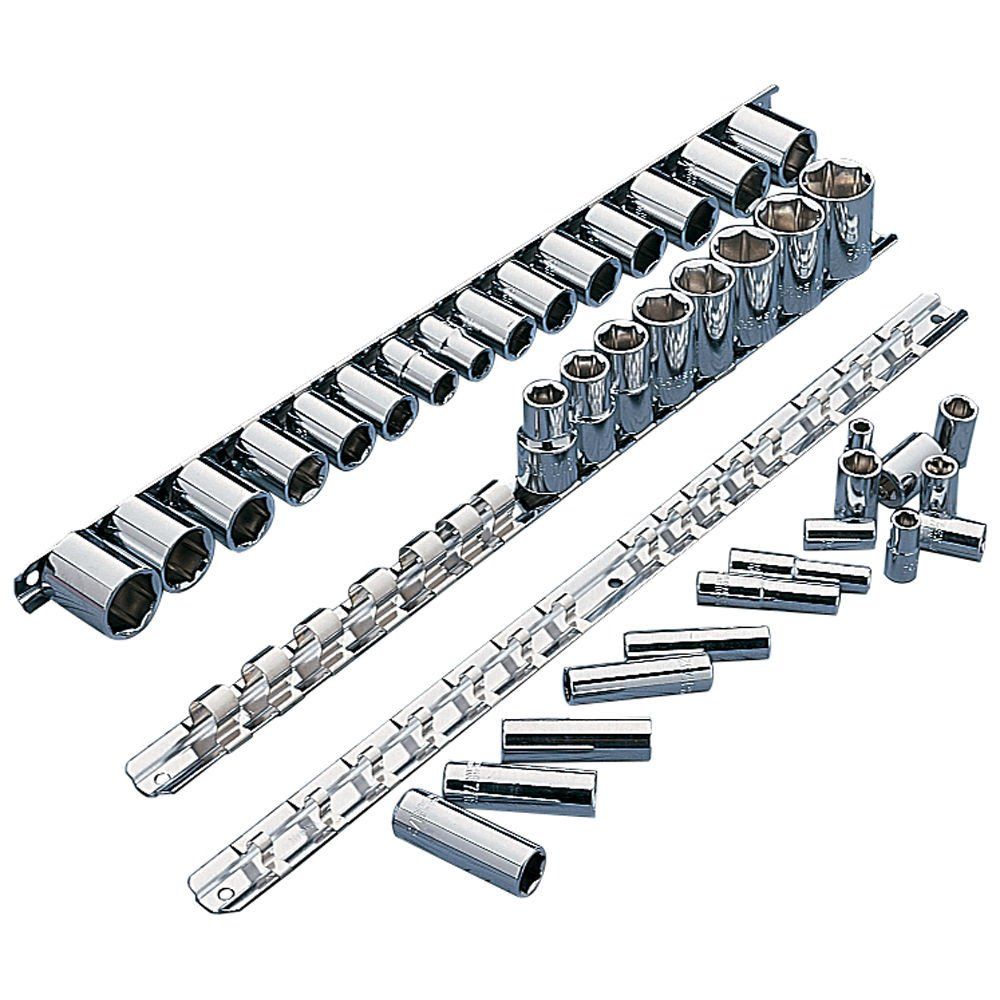 Clarke Clarke CHT861 3 Piece Socket Rail Sets - Image 1