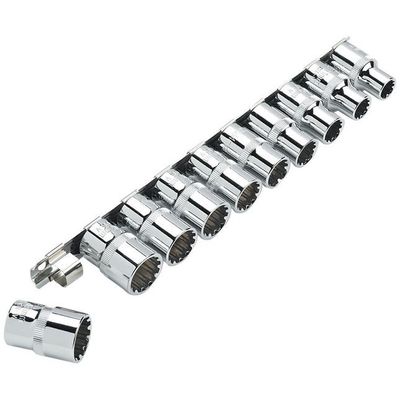 Clarke 1700789 Pro383 Professional 10 Piece Multi-Fit Metric Socket Set - Thumbnail 2