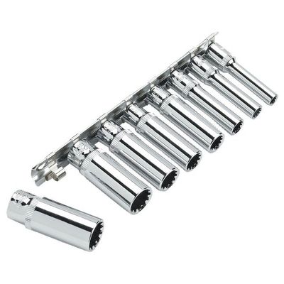 Clarke 1700790 Pro384 8 Piece 1/4 Deep Multi Fit Socket Set - Thumbnail 2