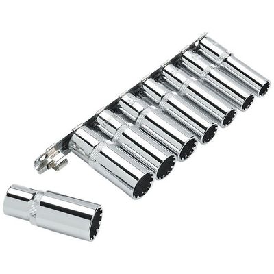 Clarke 1700791 Pro385 8 Piece 3/8 Deep Drive Multi-Fit Socket Set - Thumbnail 2