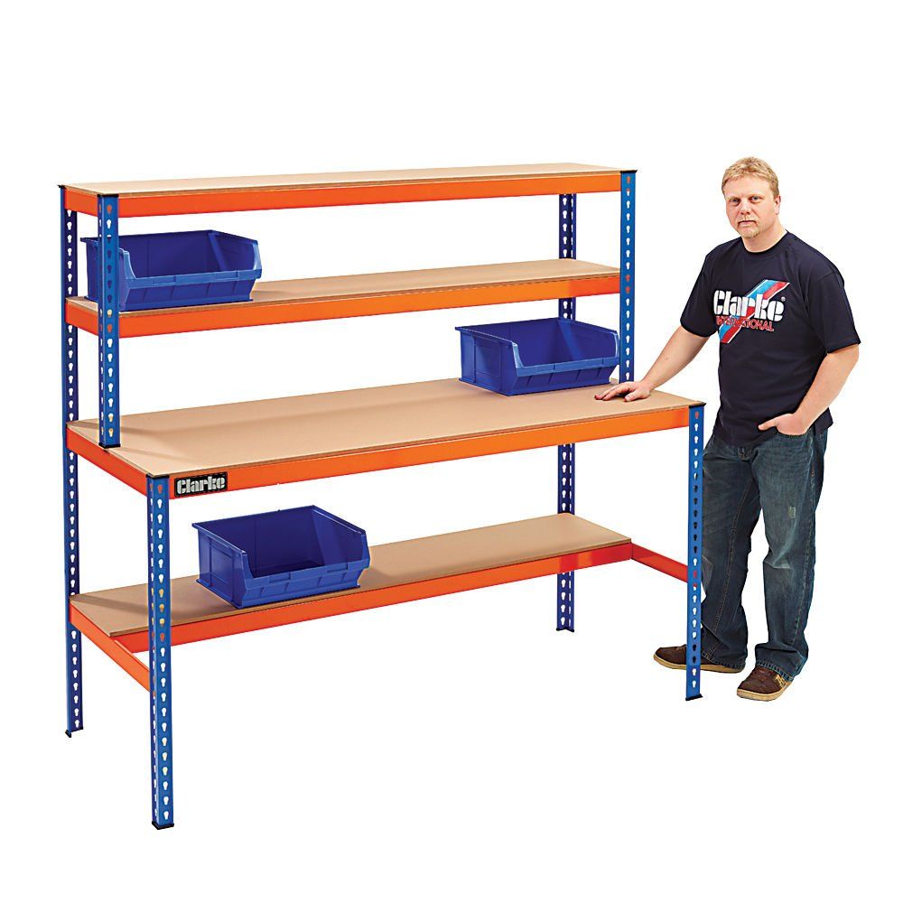 Clarke Clarke CWB450WS Heavy Duty Boltless Workstation - Image 1