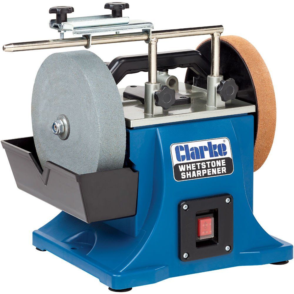 Clarke Clarke CWS200B 200mm Whetstone Sharpener (230V) - Image 1